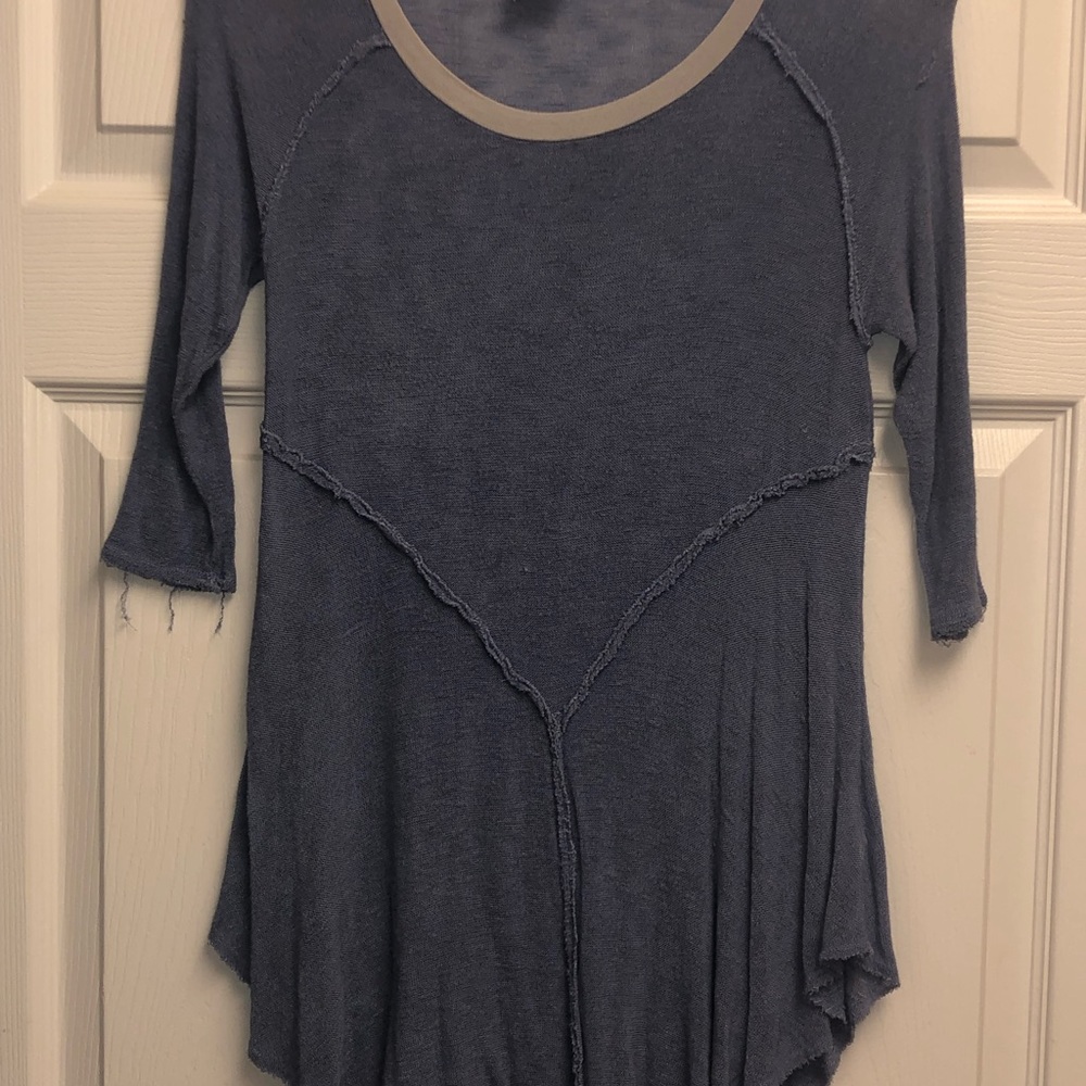 Free People mid sleeve top